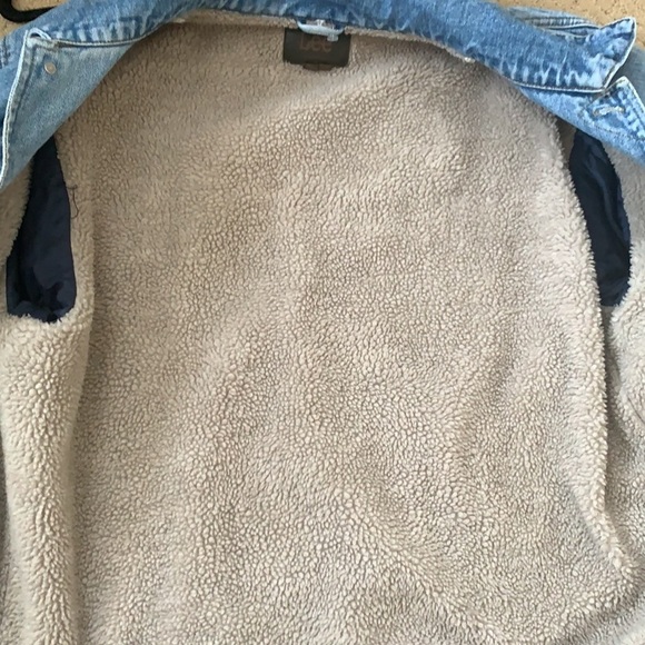 Vintage Lee sherpa lined Jean Jacket Size L-XL - Picture 5 of 9